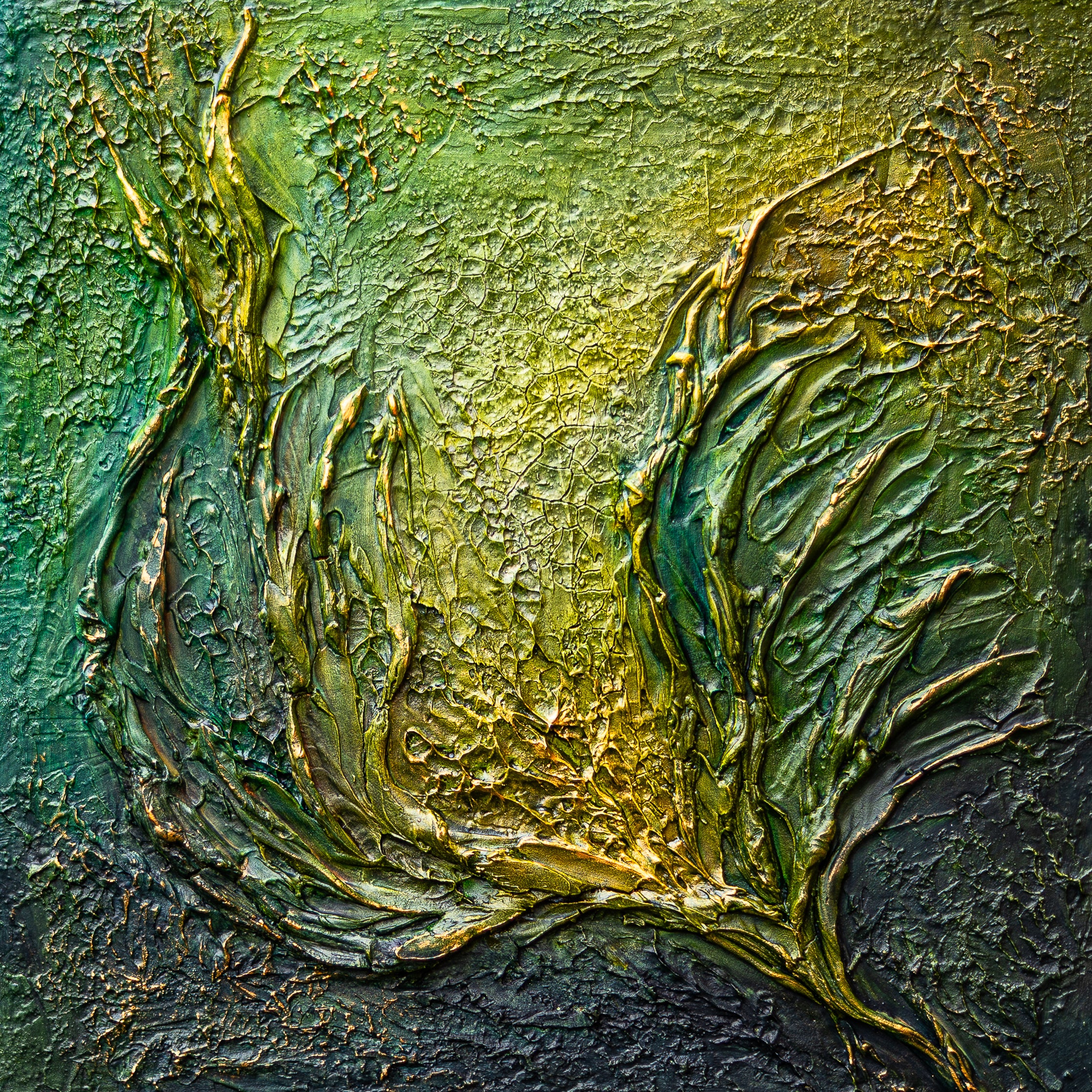 Turquoise Resilience 50x50cm